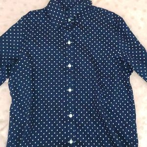 Dark blue Chaps button down shirt